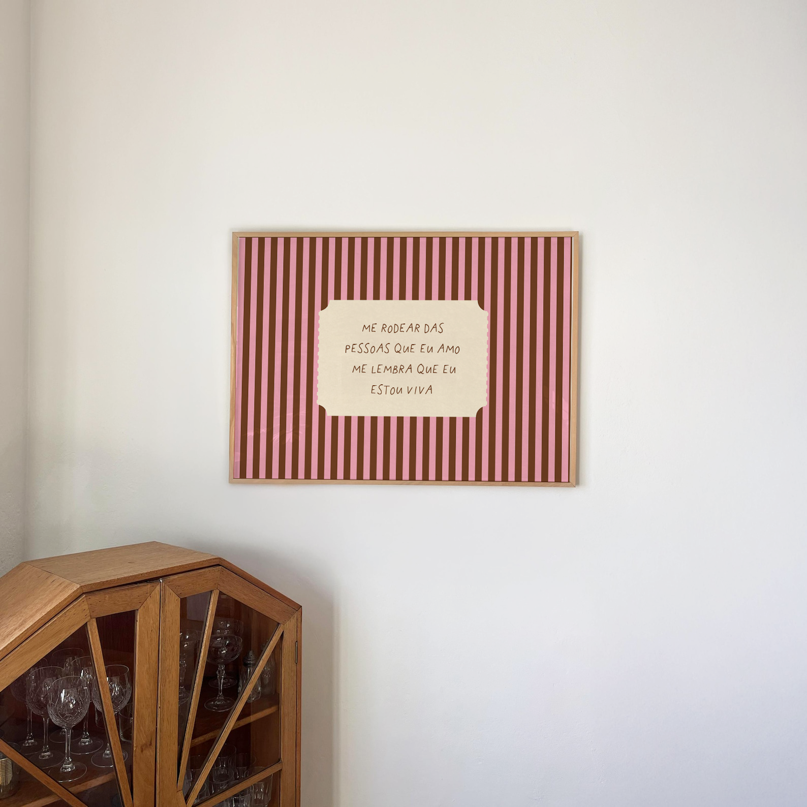 Personalizado- Listras com frase