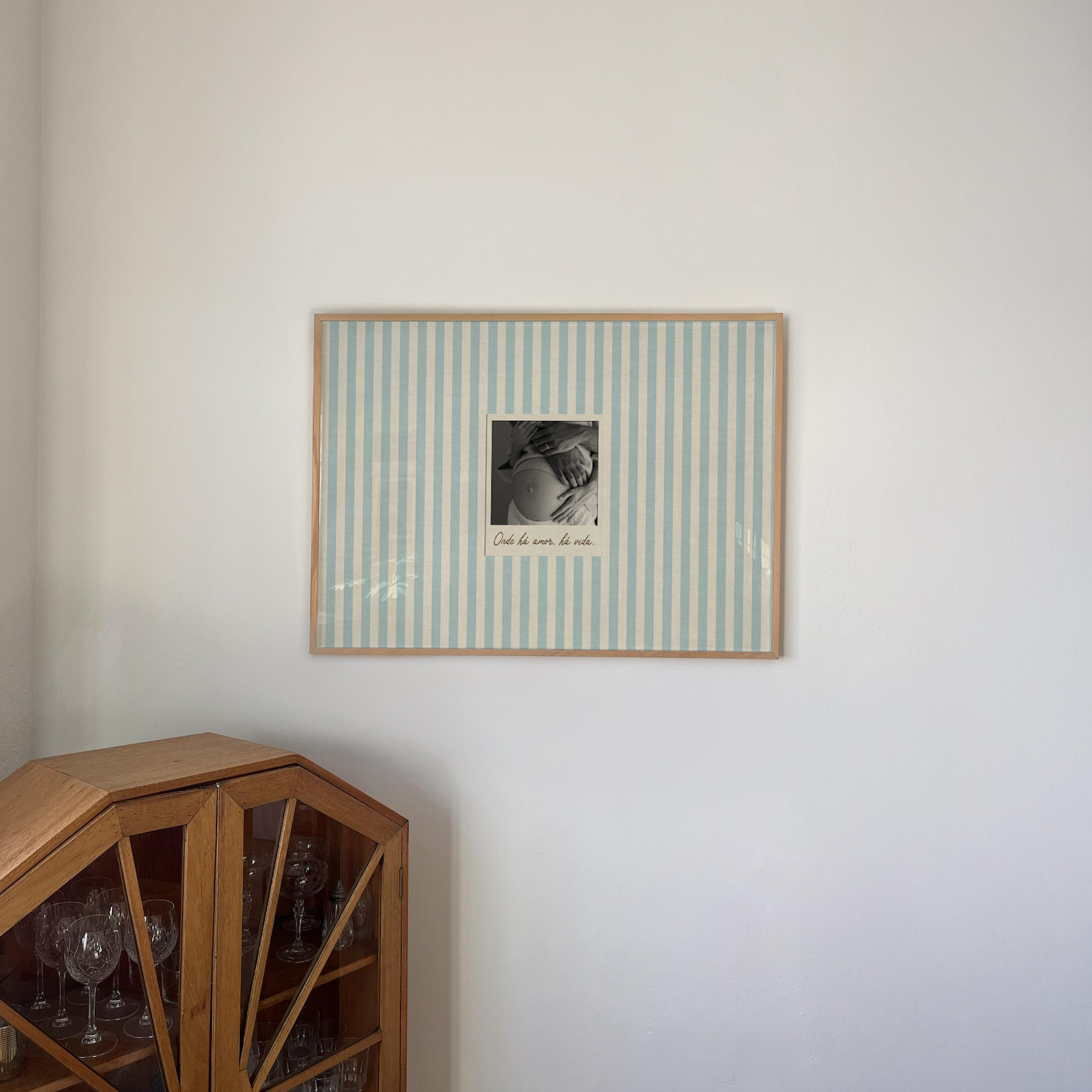 Personalizado- Listrado com polaroid