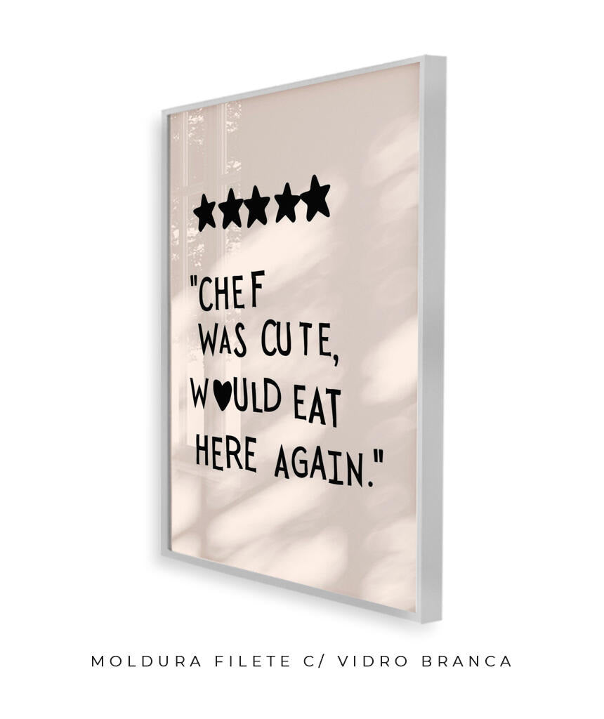 Chef was cute (preto)