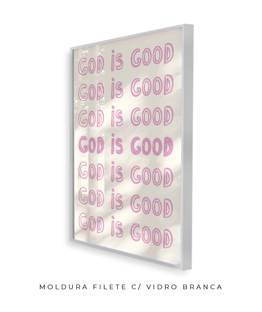 God is good (rosa)