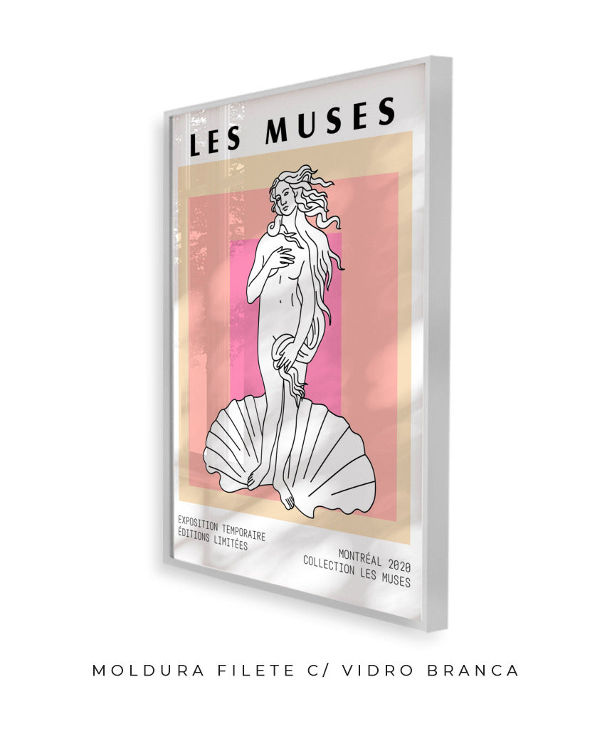 Les Muses- Deusa Grega e concha (rosa)