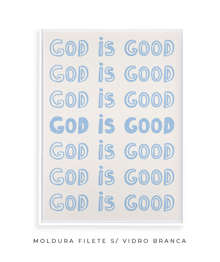 God is good (azul)