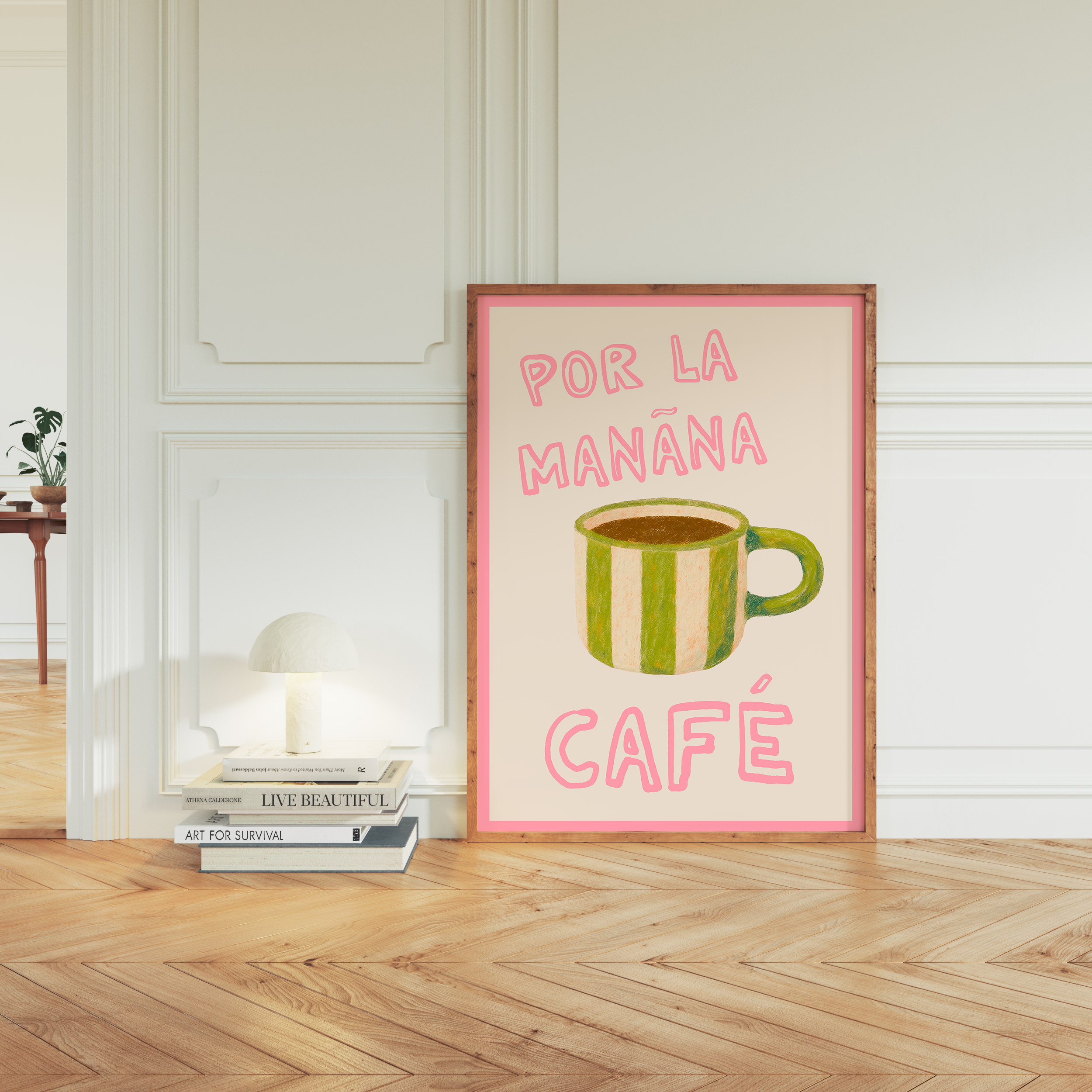 Por la manãna café