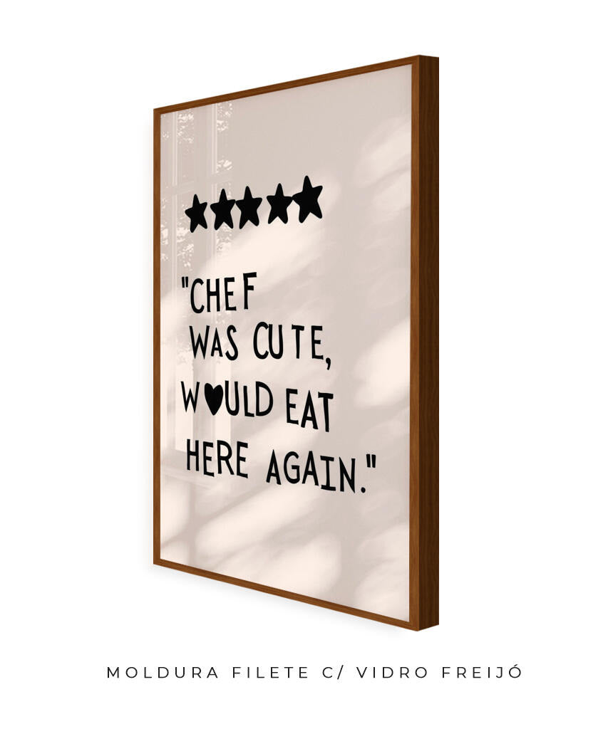 Chef was cute (preto)