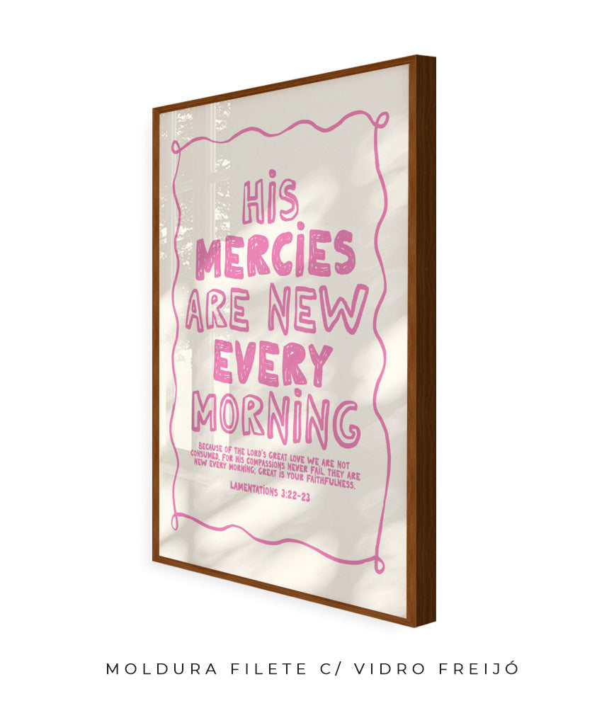 His mercies are new every morning (rosa)