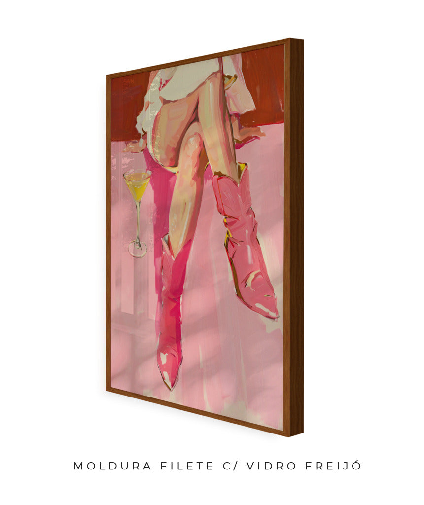 Pink boots & Martini