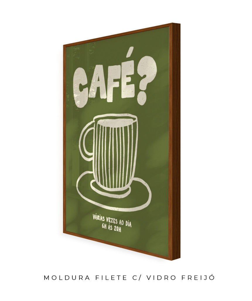 Café?- Verde e Off White