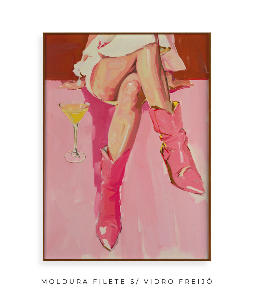 Pink boots & Martini