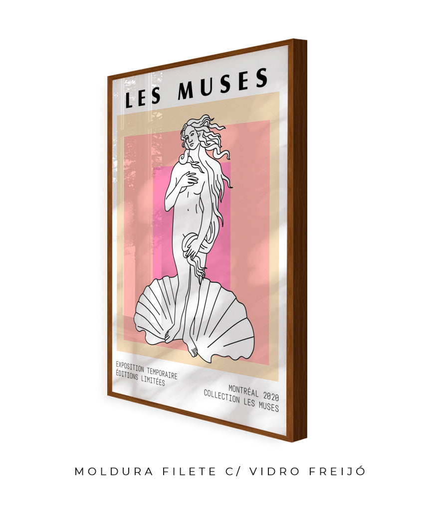 Les Muses- Deusa Grega e concha (rosa)