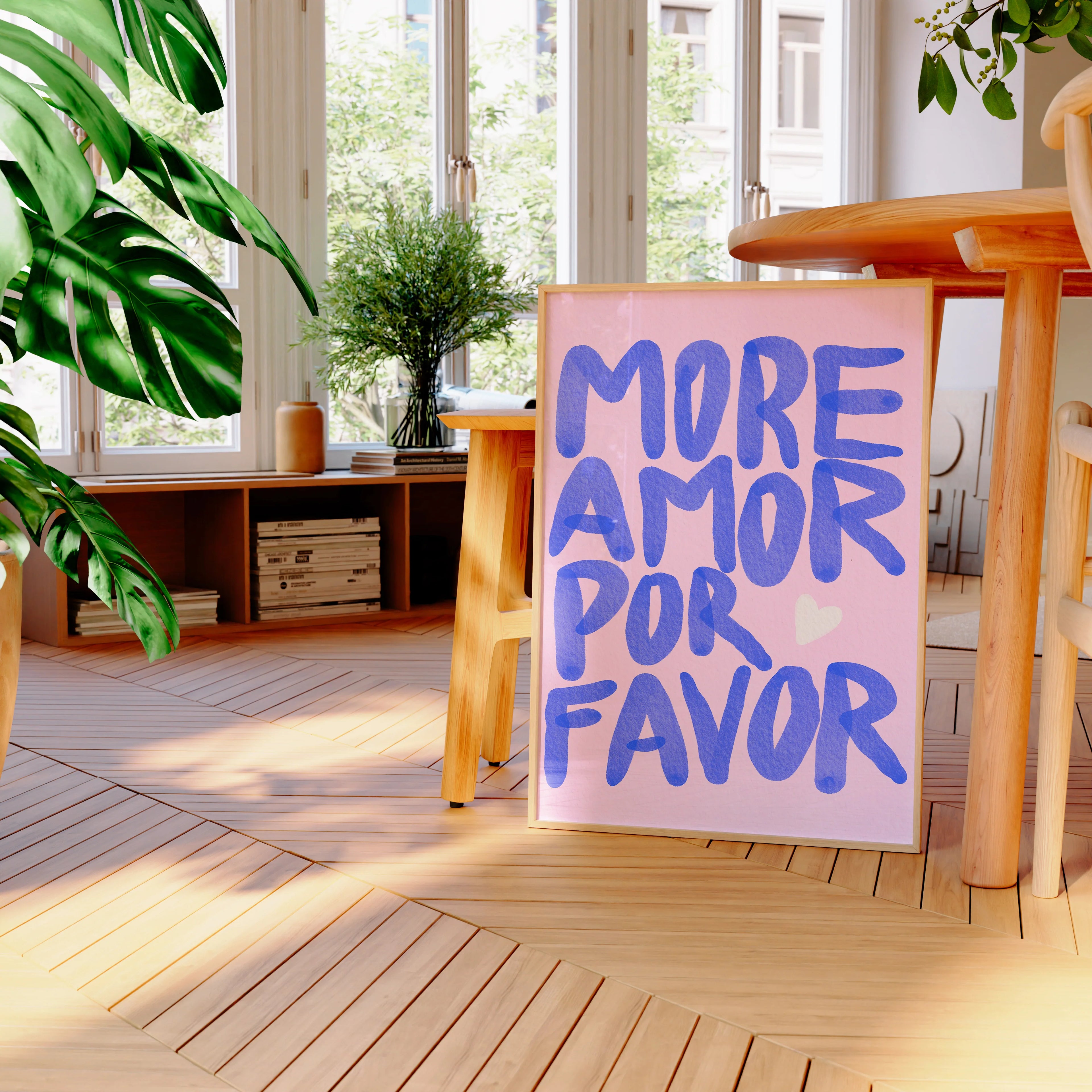 More amor por favor- azul
