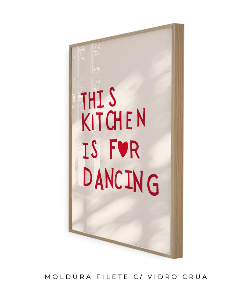 This kitchen is for dancing!