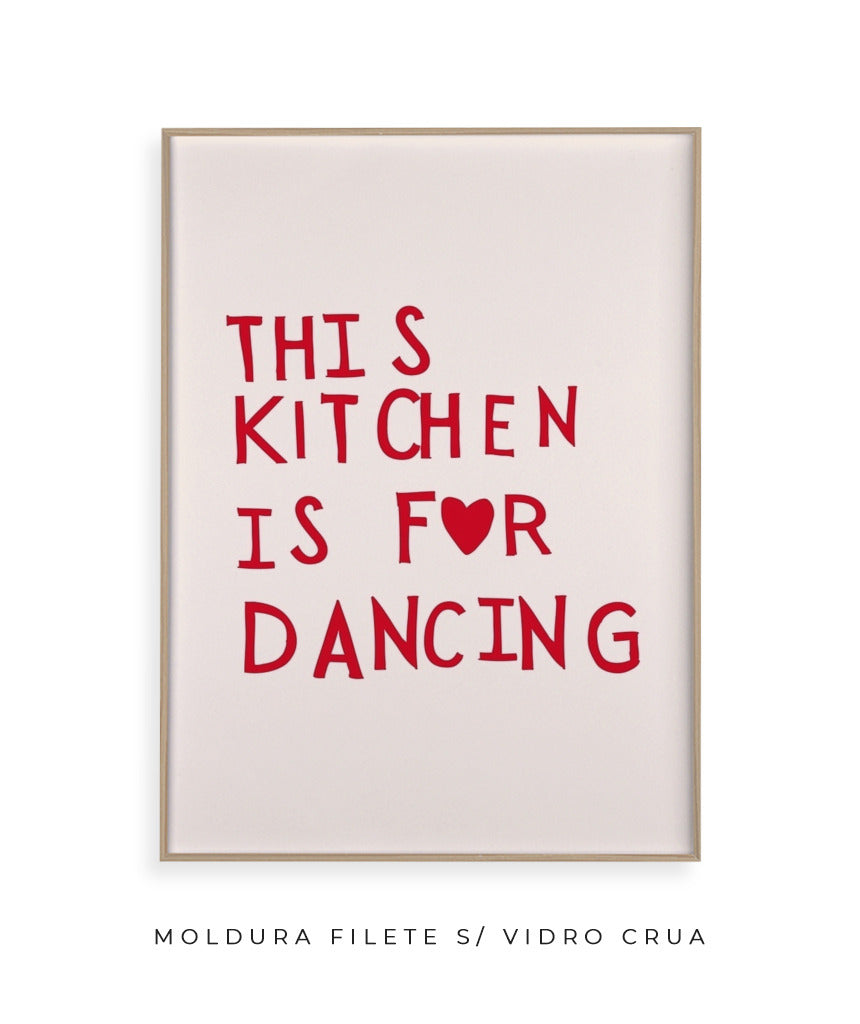 This kitchen is for dancing!