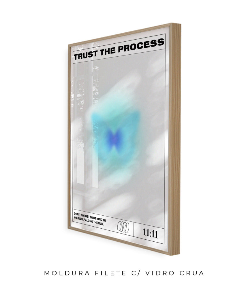 Trust the process (azul)