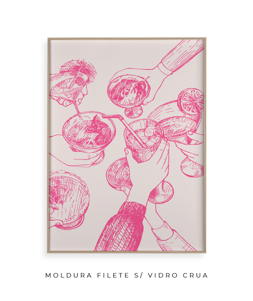 Pink Cheers (vertical)