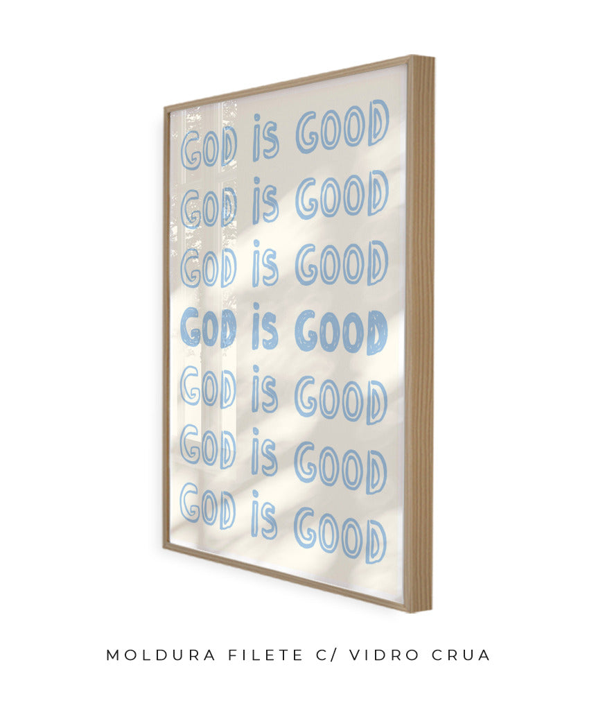 God is good (azul)