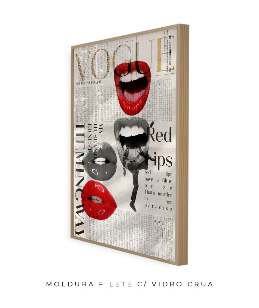 Vogue (red lips)