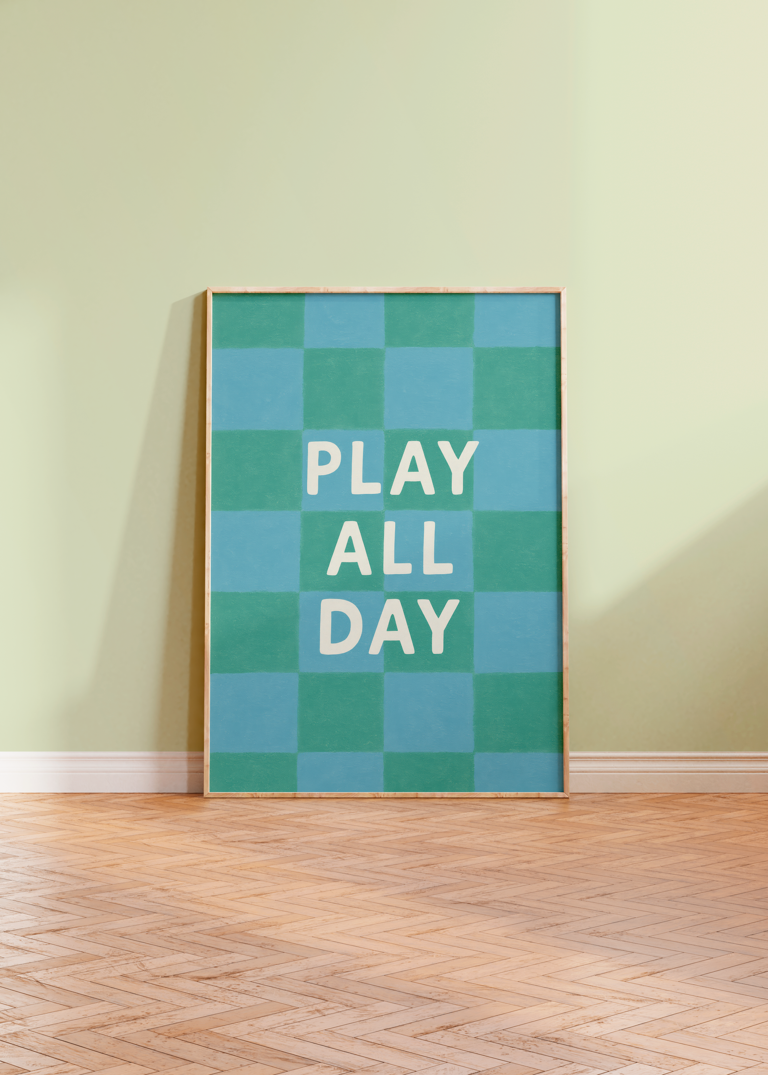 Play all day- Azul e verde (arquivo digital)