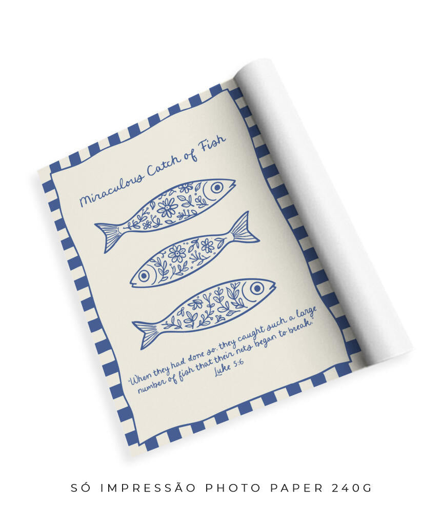 O Milagre da pesca- Lucas 5:6