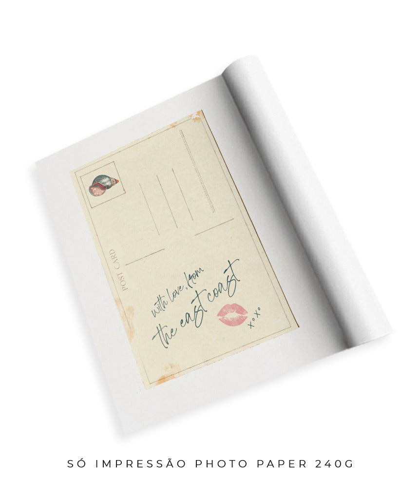 Cartão postal- east coast