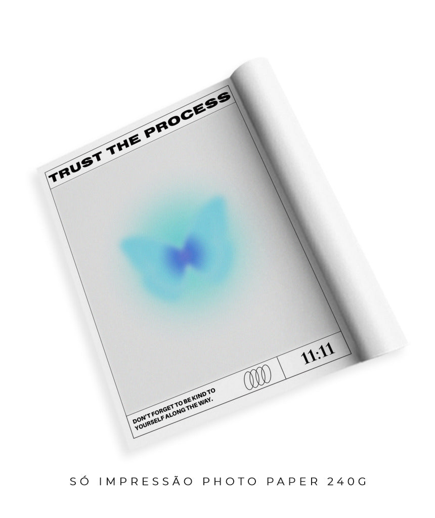 Trust the process (azul)