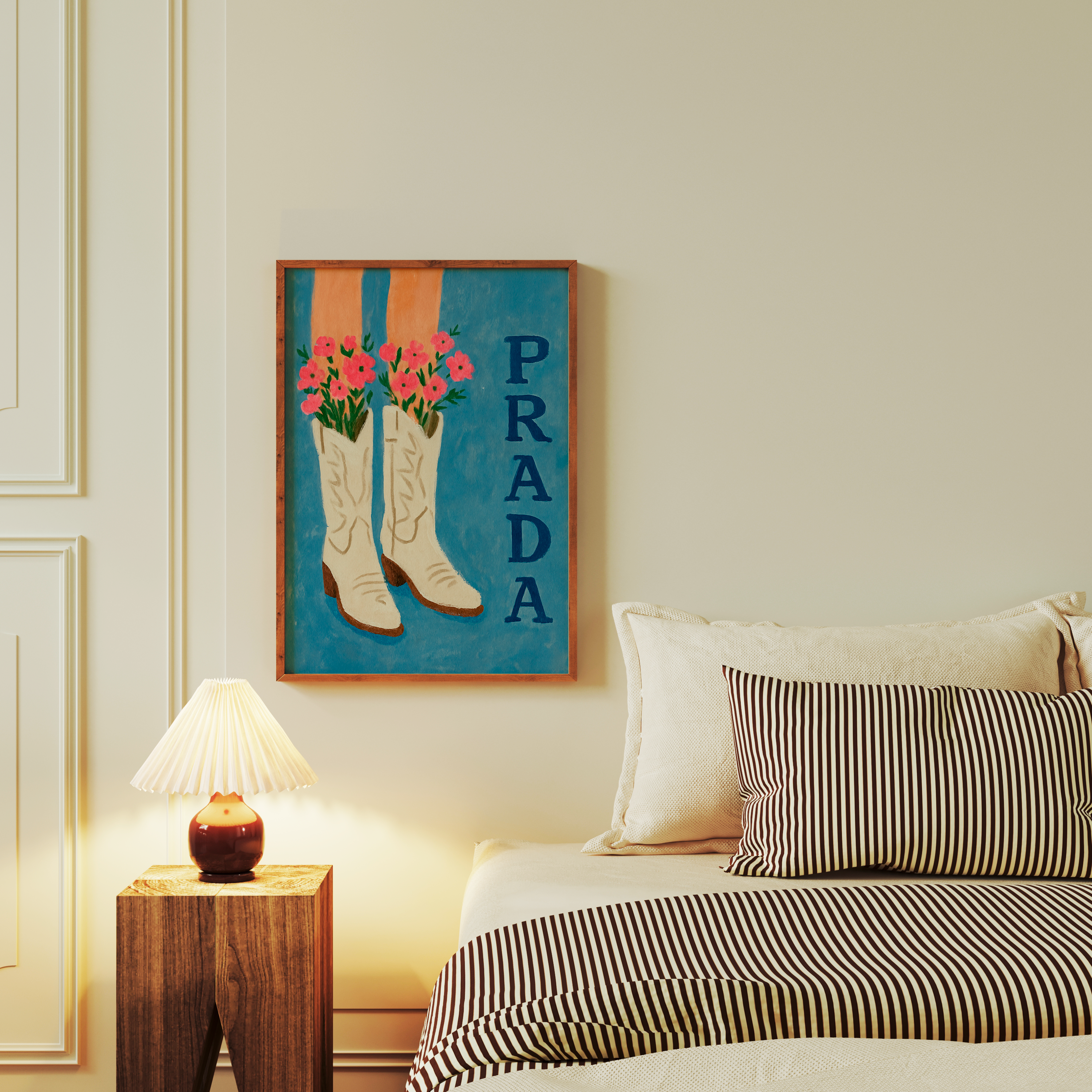 Prada- cowboy boots (azul)