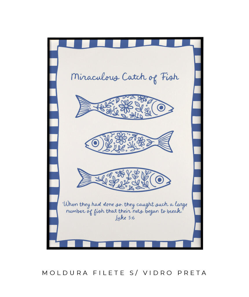 O Milagre da pesca- Lucas 5:6
