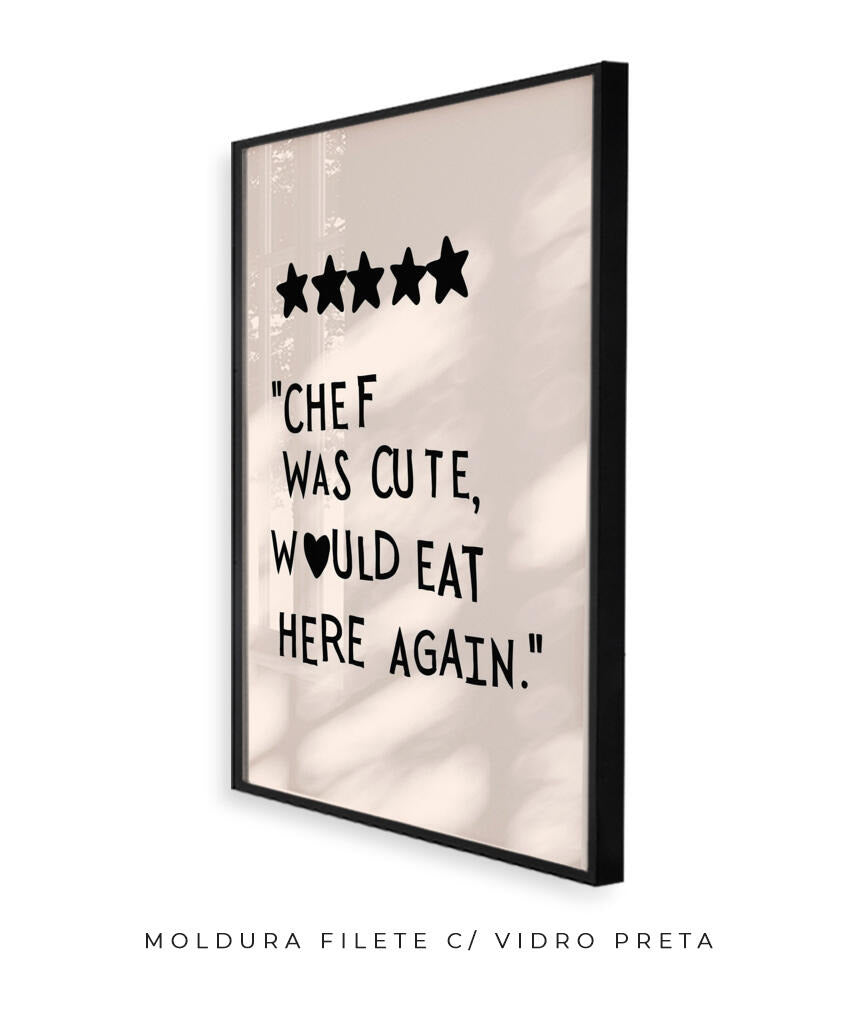 Chef was cute (preto)