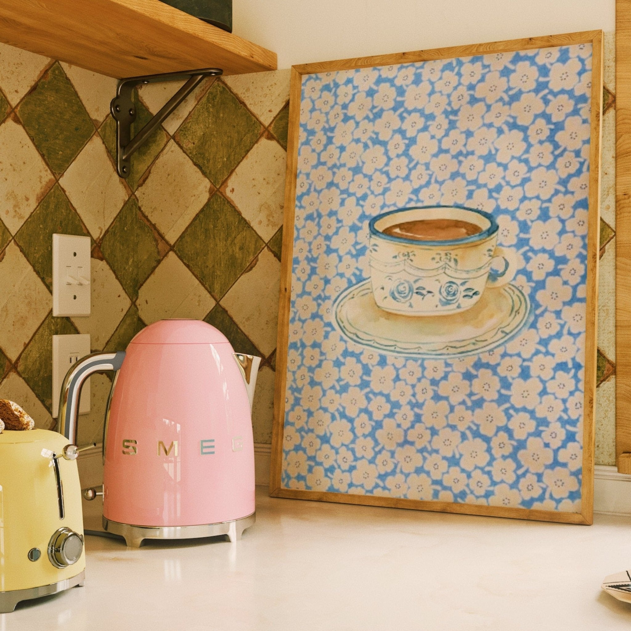 Cafézinho (aquarela) | Arte Digital