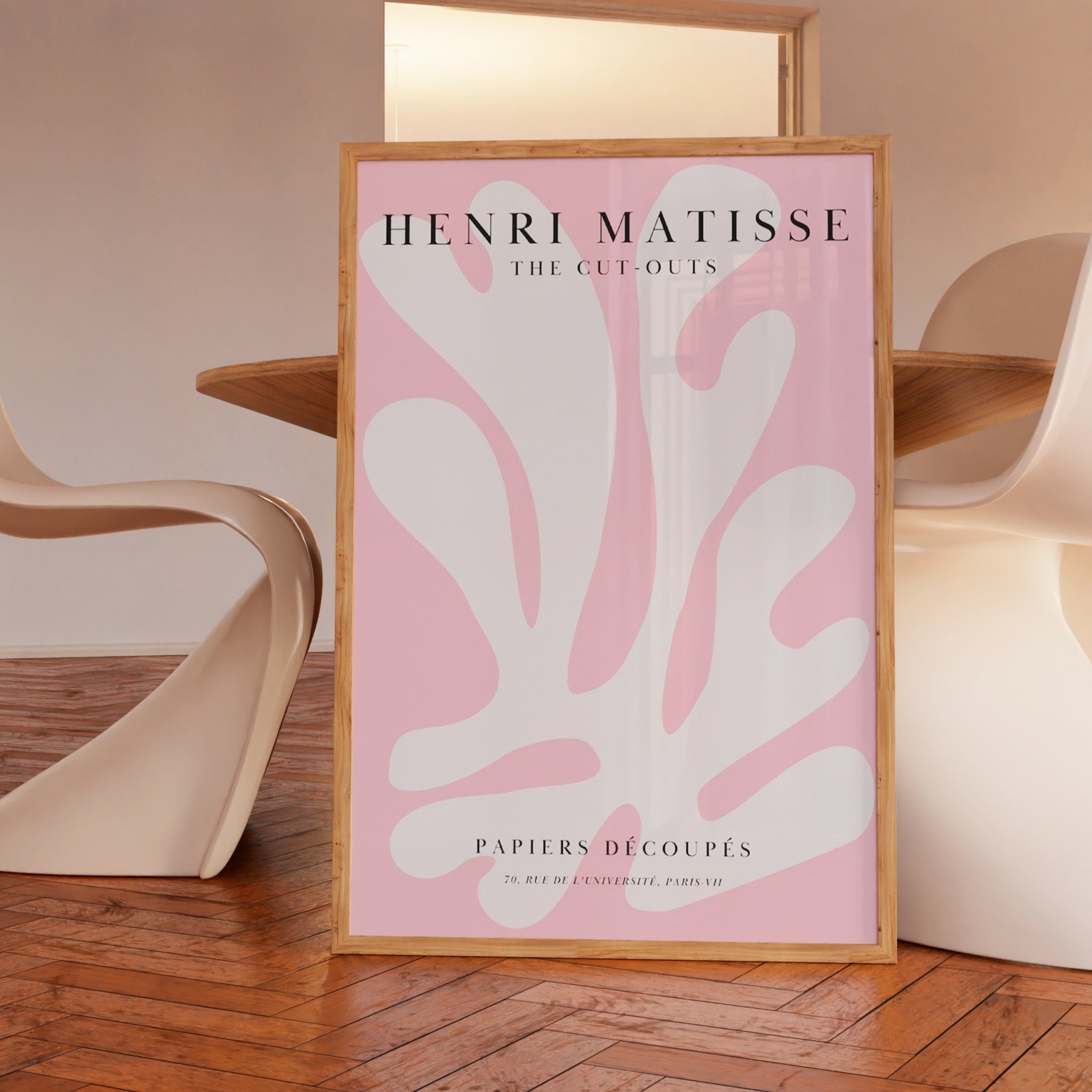 Matisse- Papier Découpés (rosa) | Arte Digital
