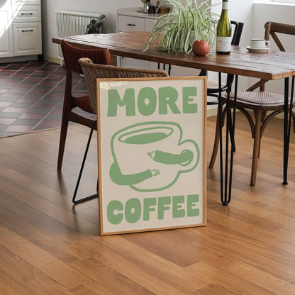 More Coffee- Off white e verde