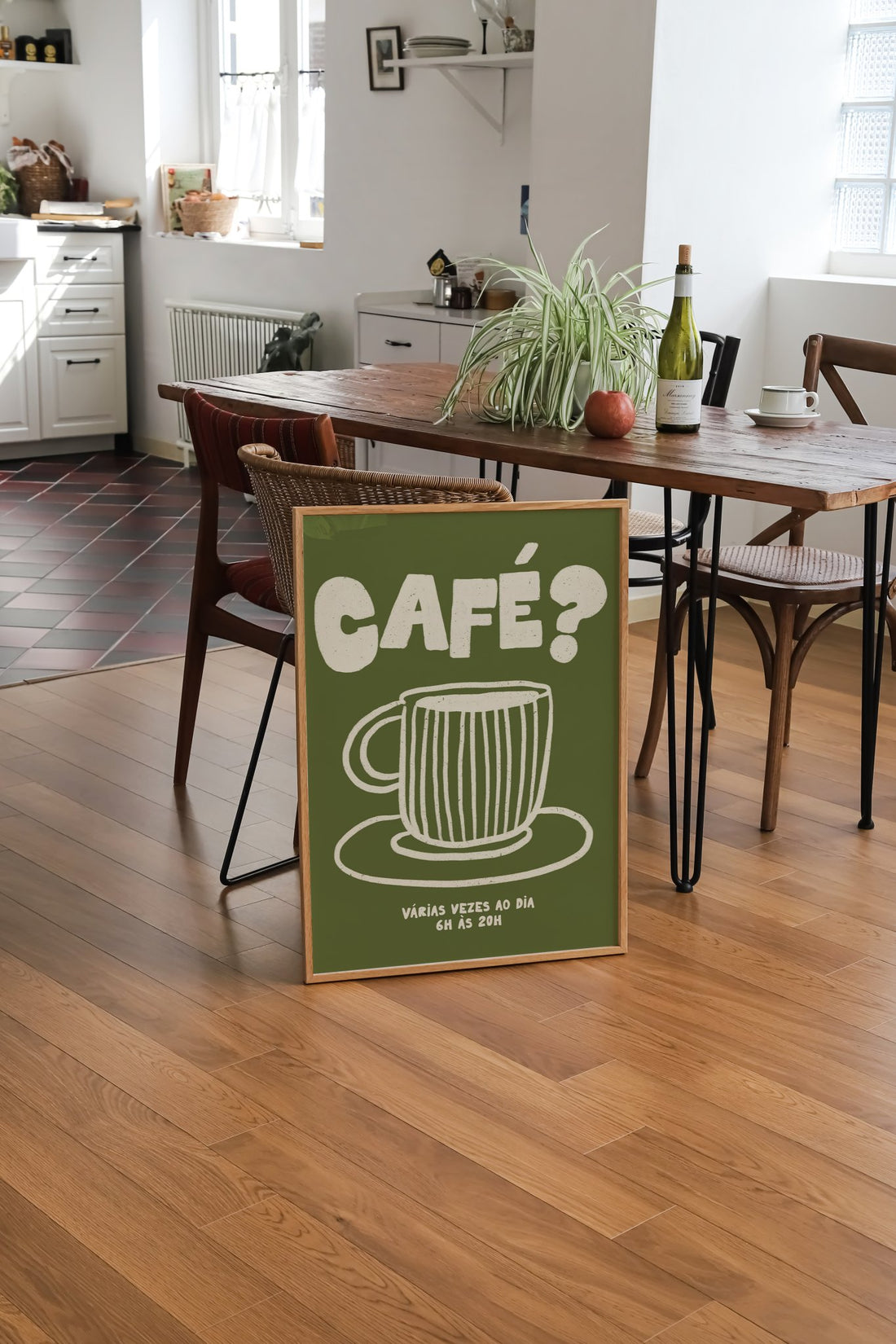 Café?- Verde e Off White