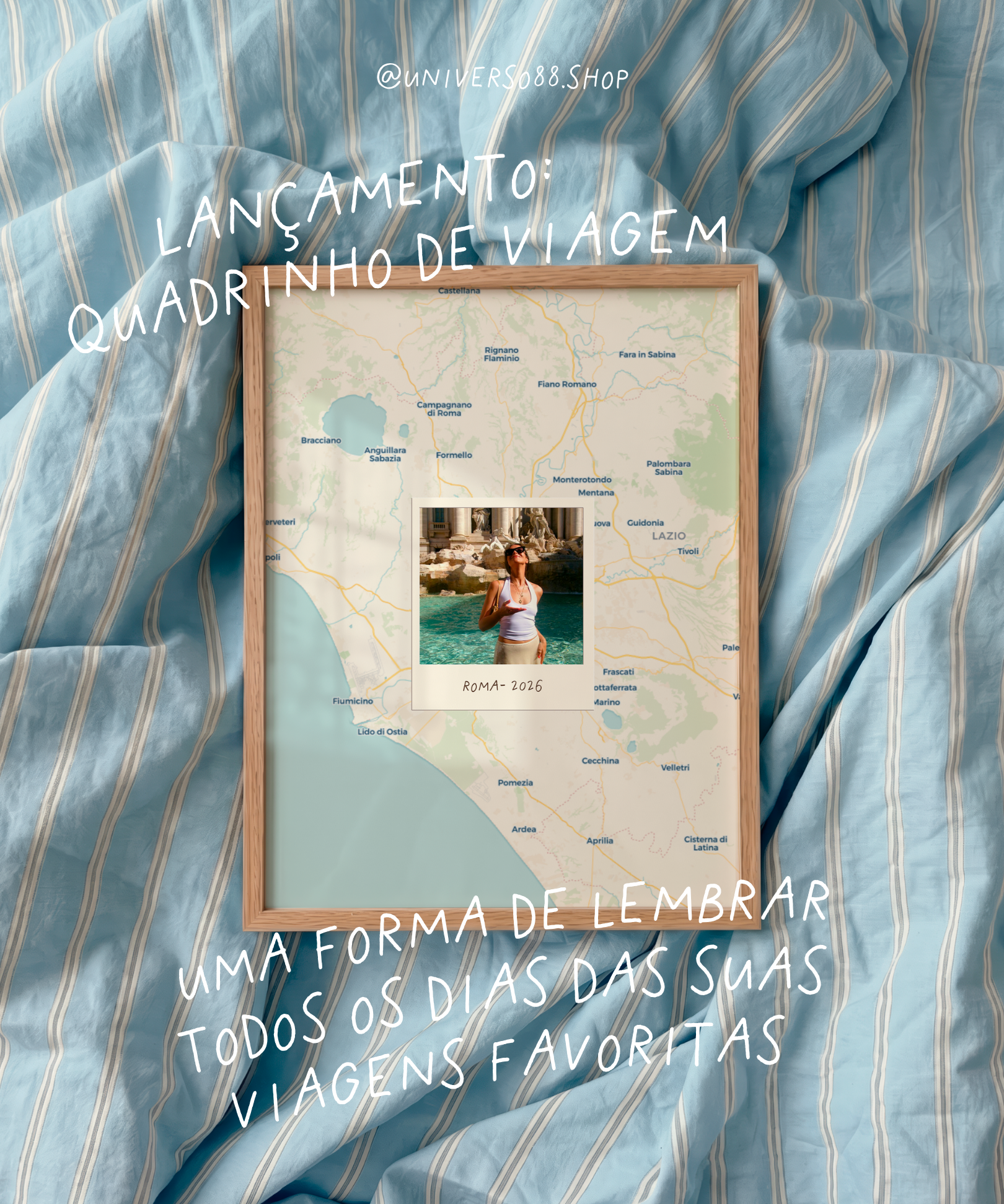 Quadro Personalizado de Viagem com Foto