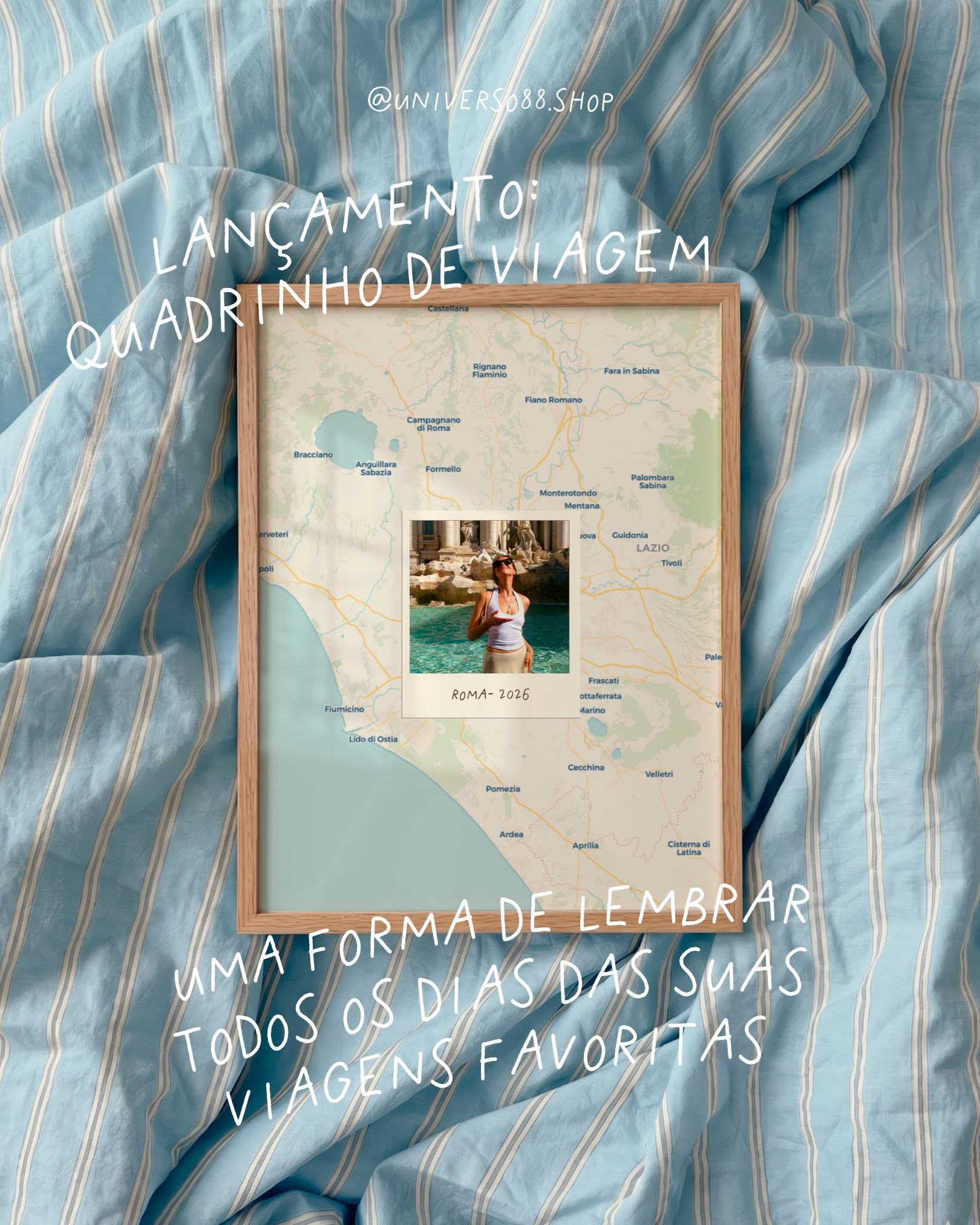 Personalizado- Quadro de viagem