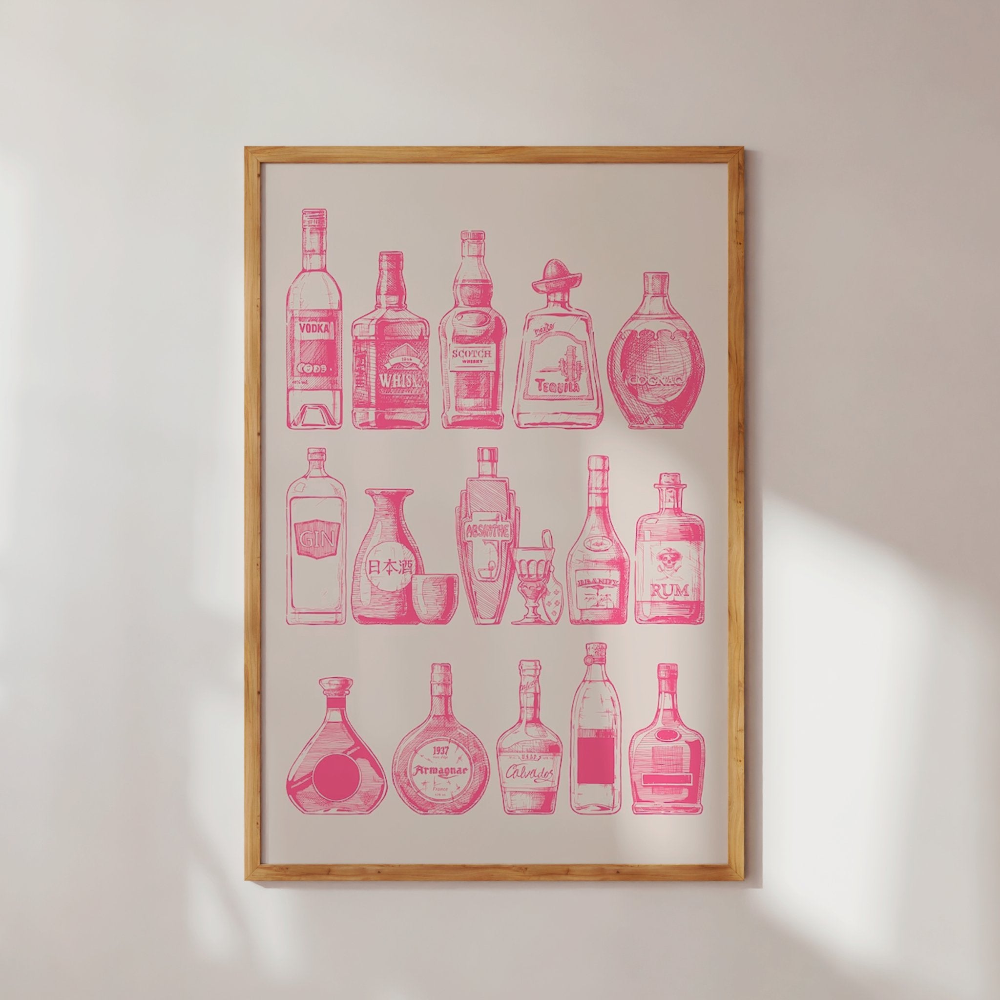 Quadro Decorativo Pink Bar