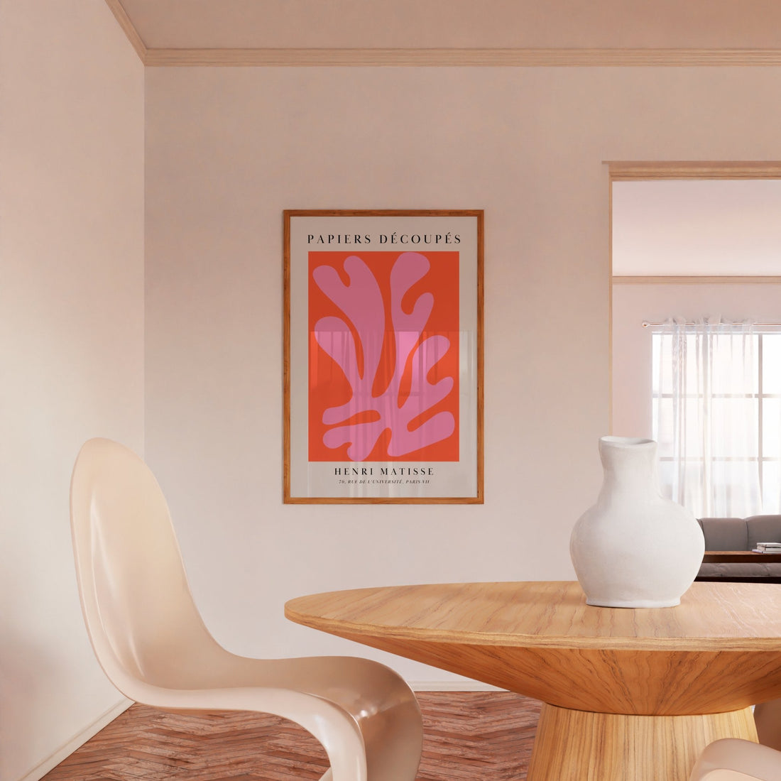 Matisse- Papier Découpés (rosa e vermelho) (arquivo digital)