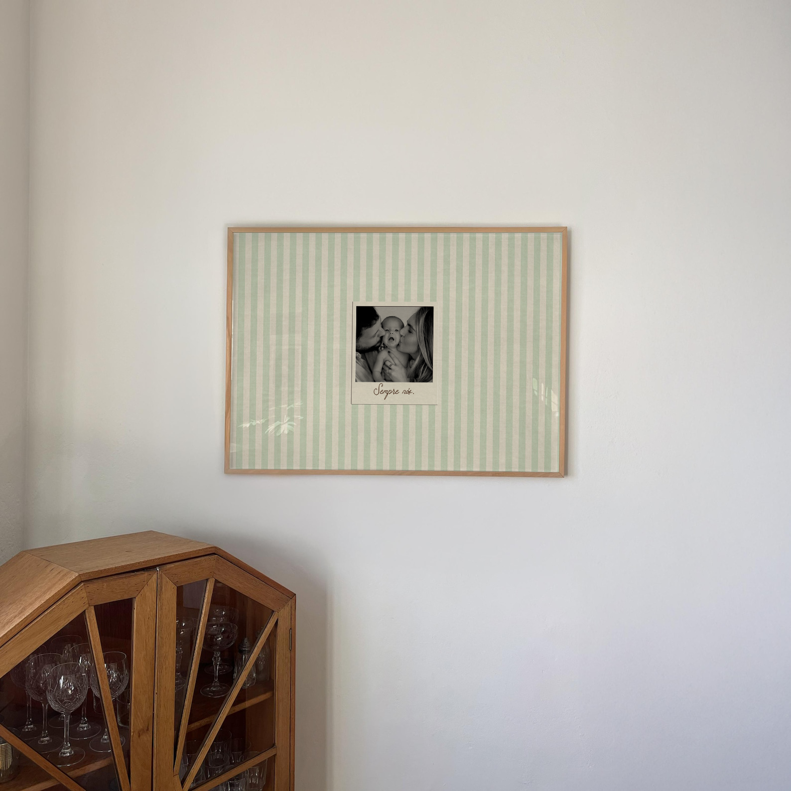 Personalizado- Listrado com polaroid