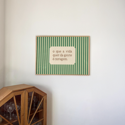 Personalizado- Listras com frase