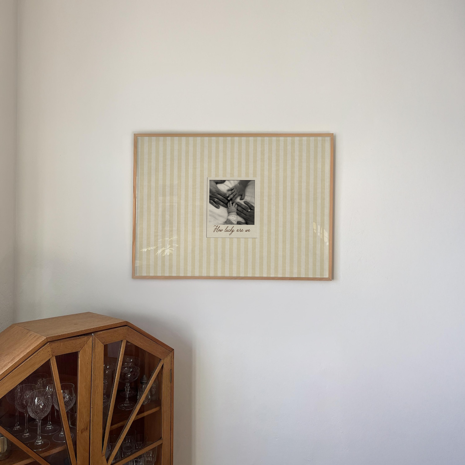 Personalizado- Listrado com polaroid