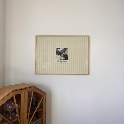 Personalizado- Listrado com polaroid