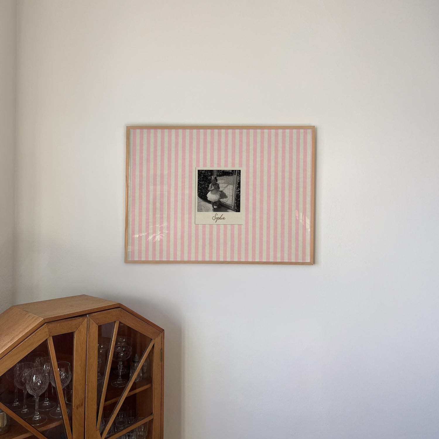 Personalizado- Listrado com polaroid