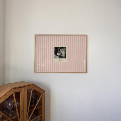 Personalizado- Listrado com polaroid