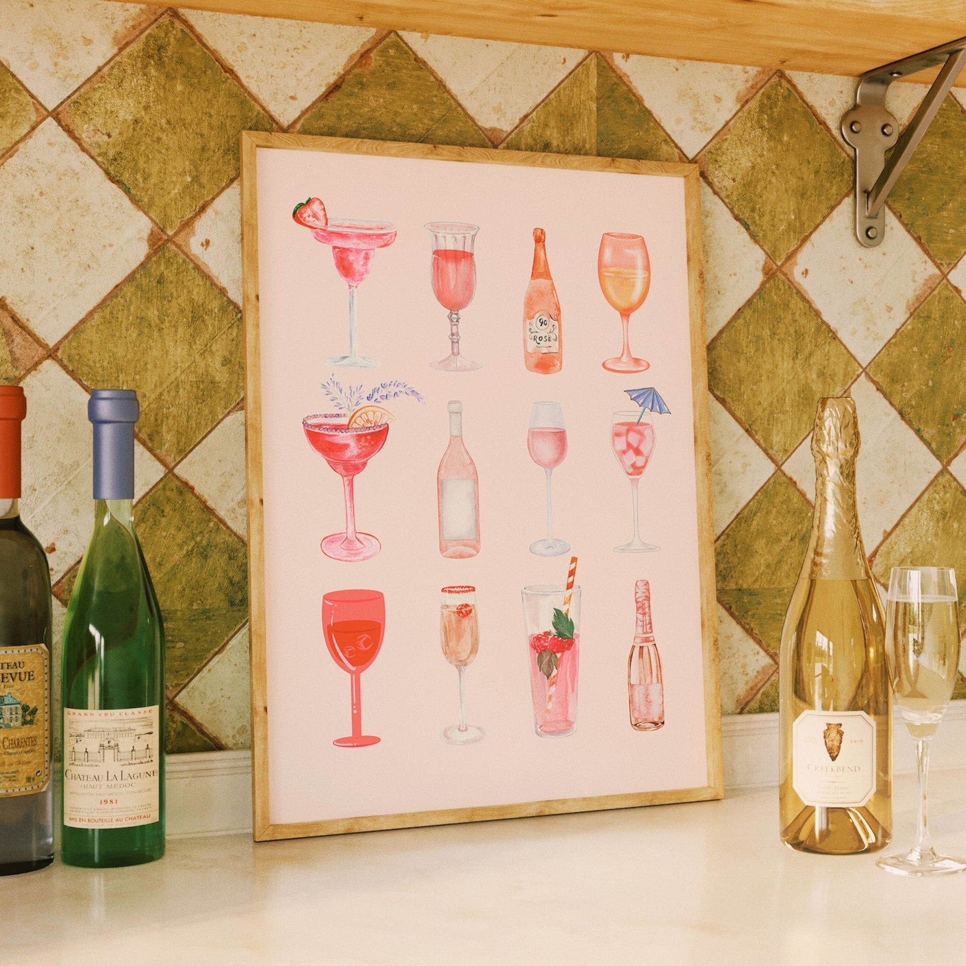 Pink Champagne | Arte Digital