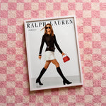 Quadro decorativo Ralph Lauren Nº1 com moldura branco