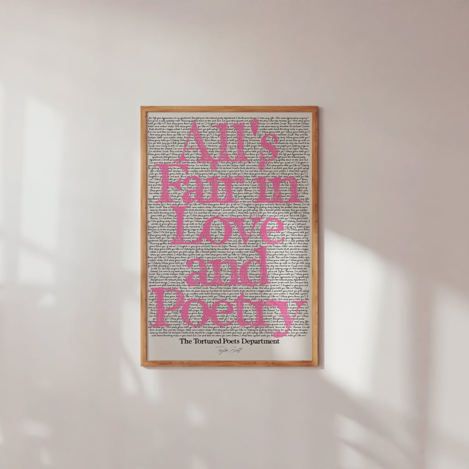 All is fair in Love and Poetry