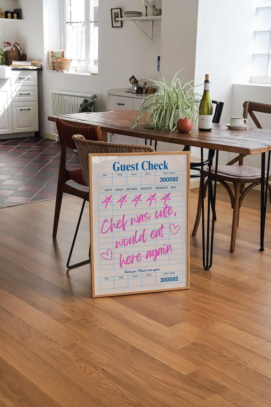 Chef Was Cute (guest check) (arquivo digital)