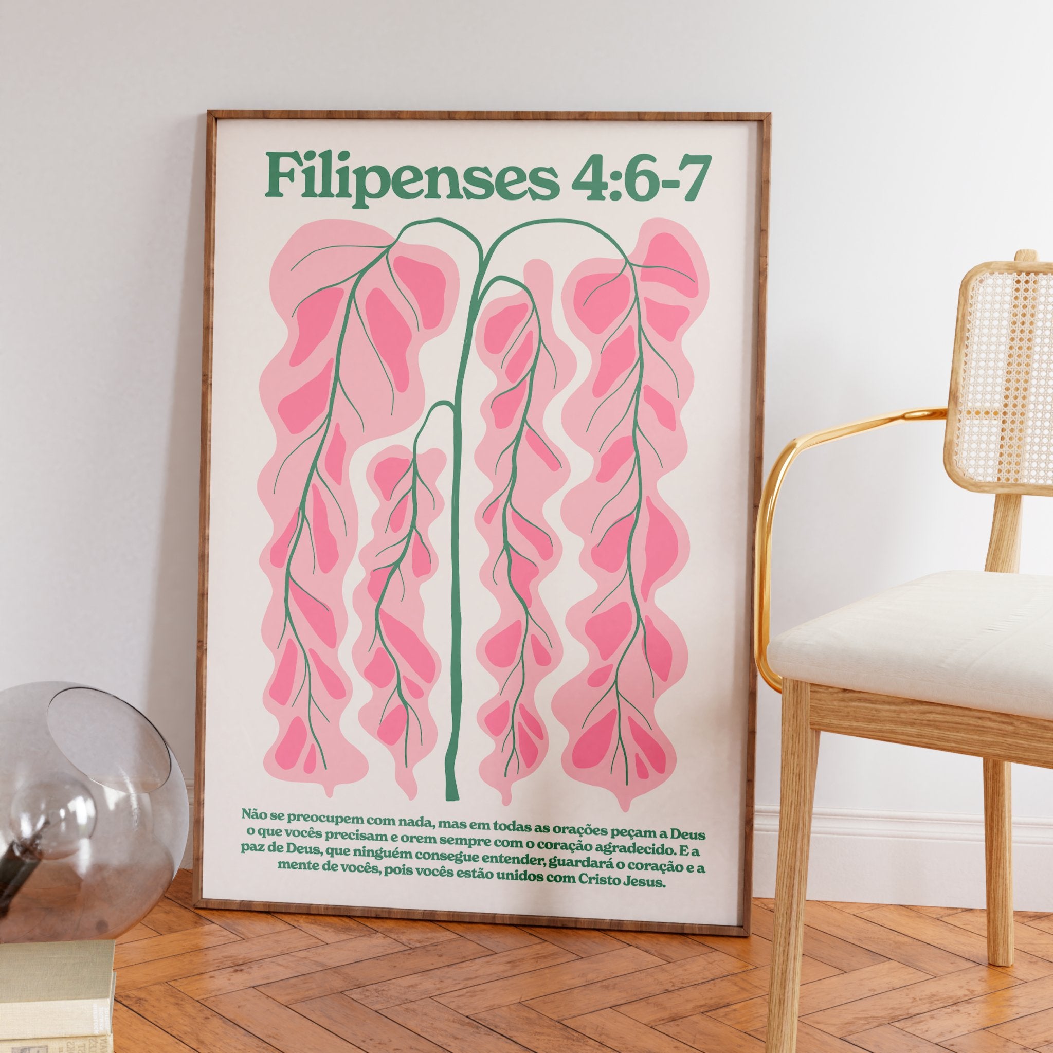 Quadro Decorativo Filipenses 4:6-7