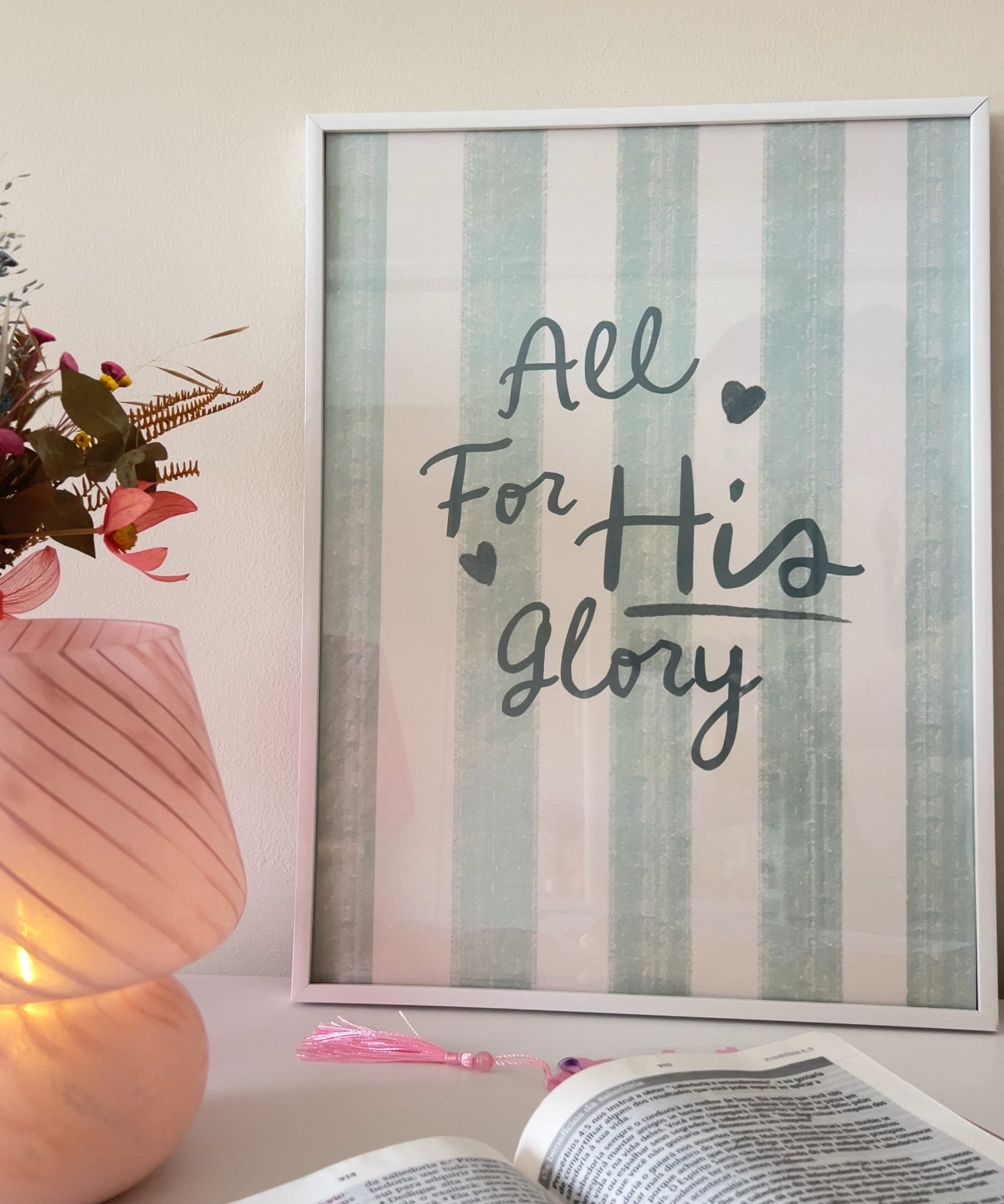 Quadro Decorativo All for His glory