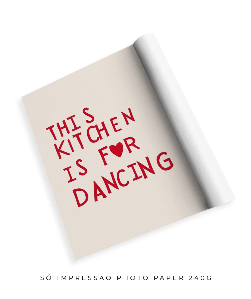 This kitchen is for dancing!