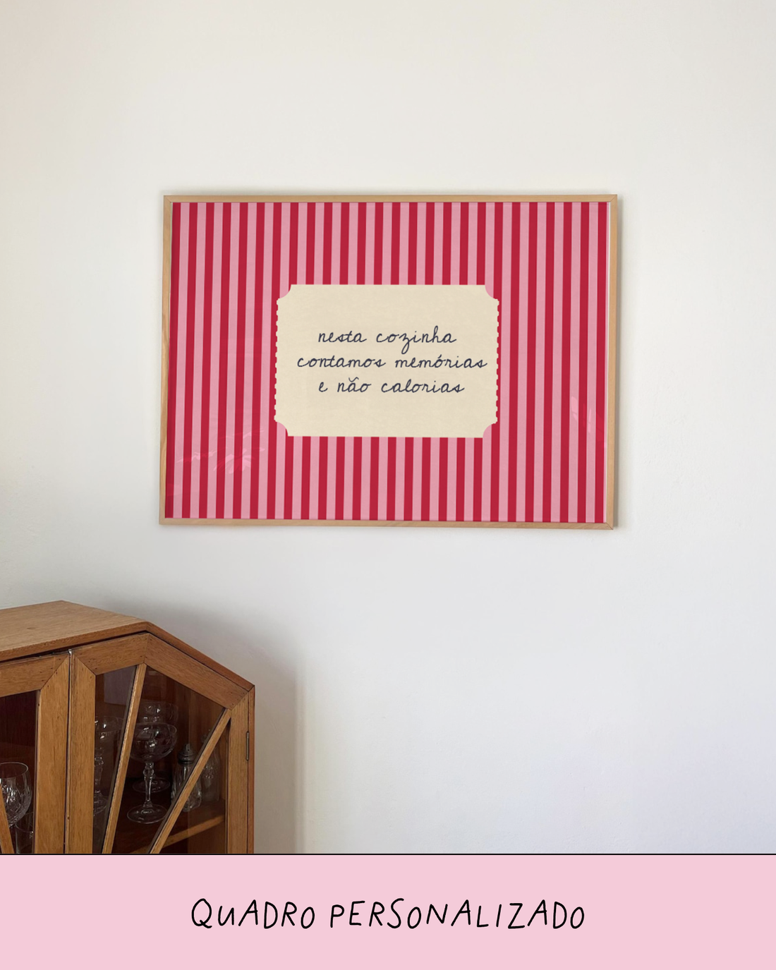 Personalizado- Listras com frase