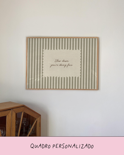 Personalizado- Listras com frase